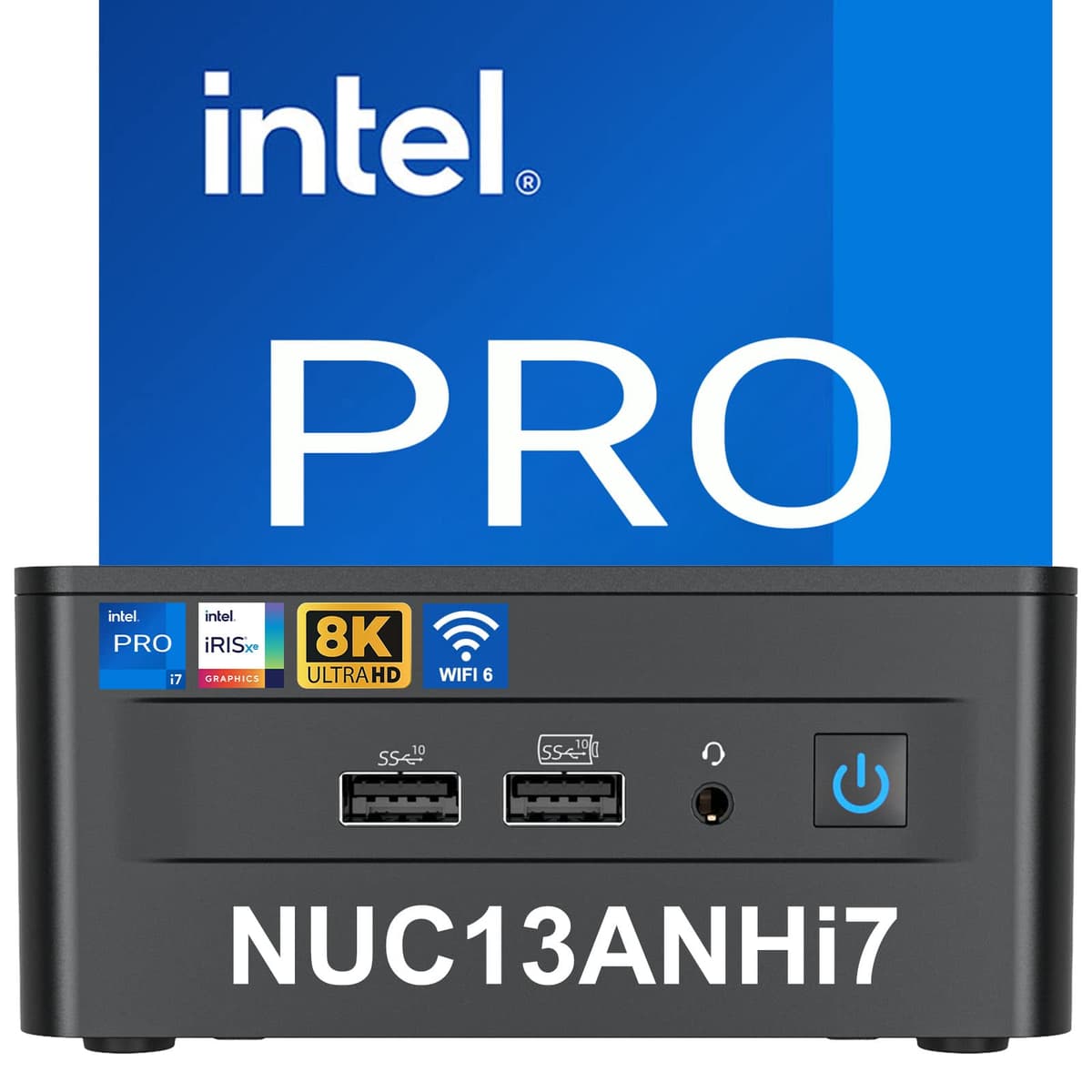 Geekplus Intel NUC 13 Pro NUC13ANHi7 Barebone Mini PC Core i7-1360P (sin RAM ni SSD)