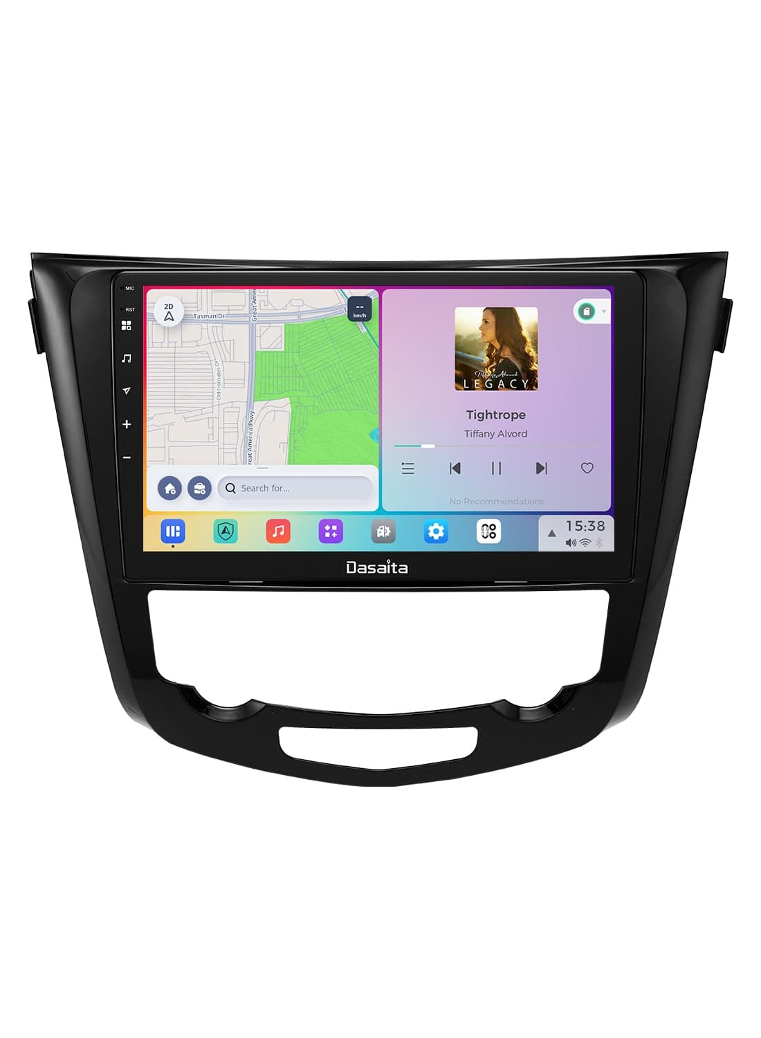 Dasaita Vivid Radio para Nissan Rogue/X-Trail/Qashqai 2014-2020, Android 13, CarPlay/Android Auto, QLED 10.2"