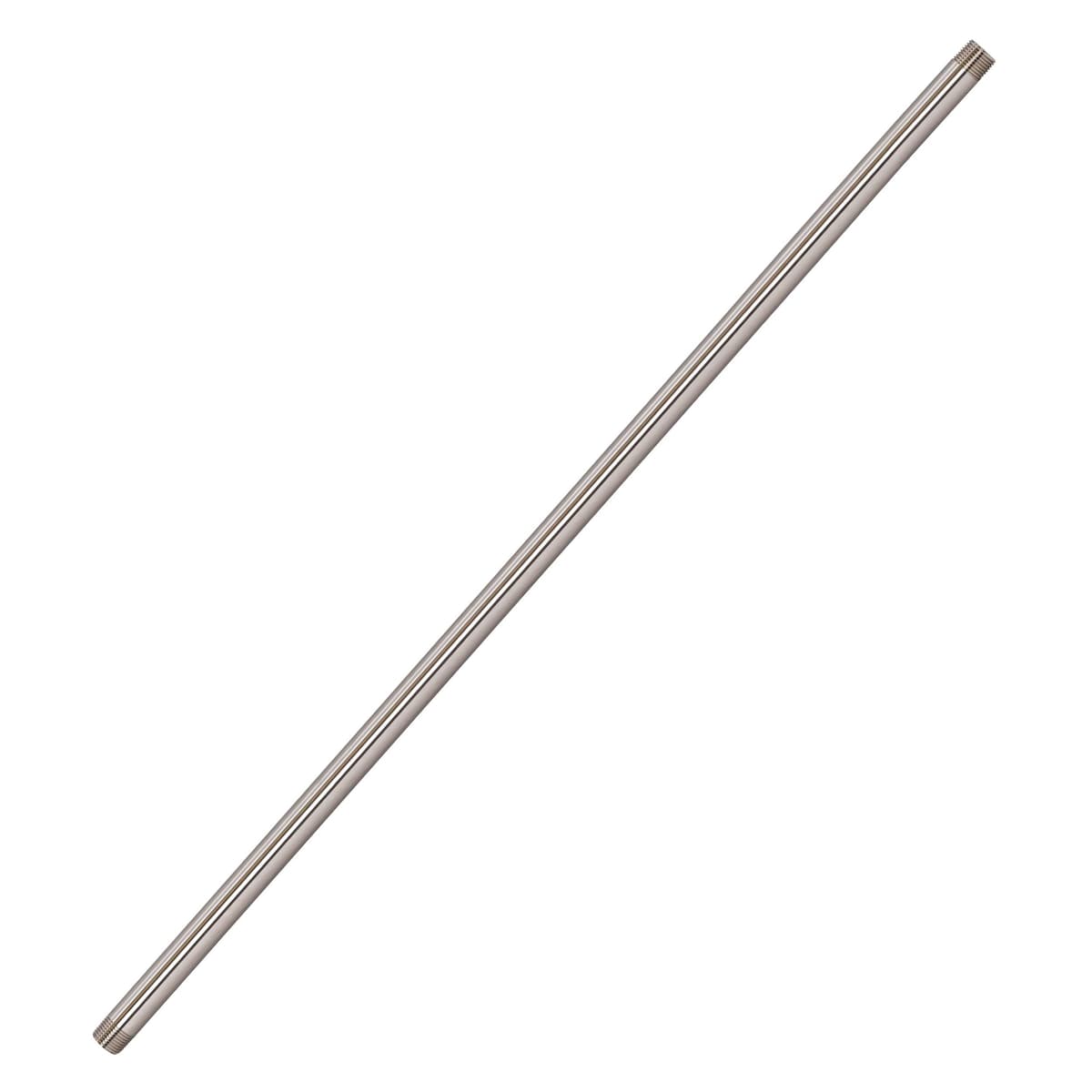 Westbrass D12124-5-07 ½” x 24" IPS Pipe Nipple de latón, Satin Nickel (5-Pack)