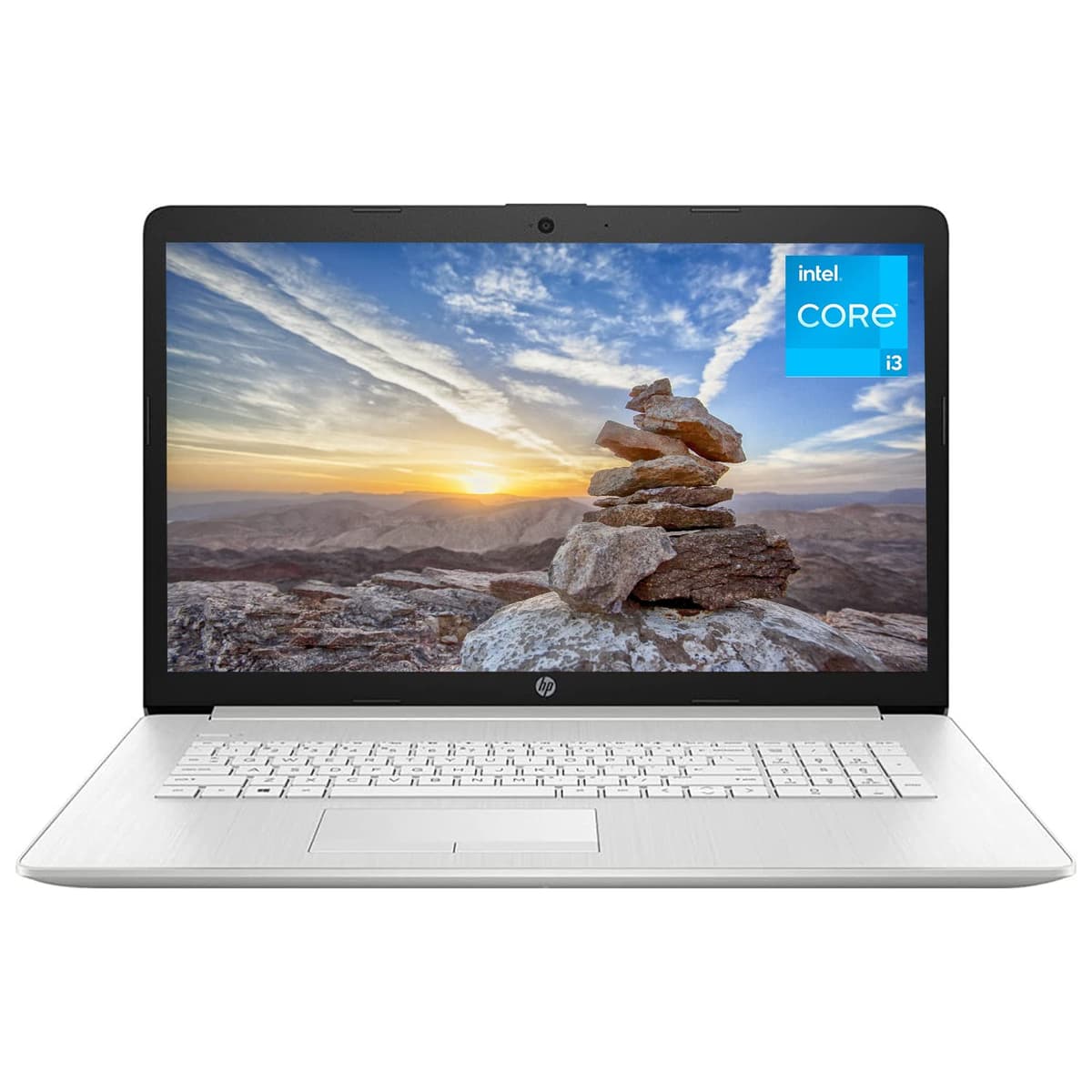 Laptop HP, pantalla 17.3" HD+ no táctil, procesador Intel Core i3-1115G4 de 11.ª generación, 16GB RAM, 1TB HDD, webcam, Bluetooth, HDMI, USB-A 3.0, RJ-45, Windows 11 Home, plateada Notebook