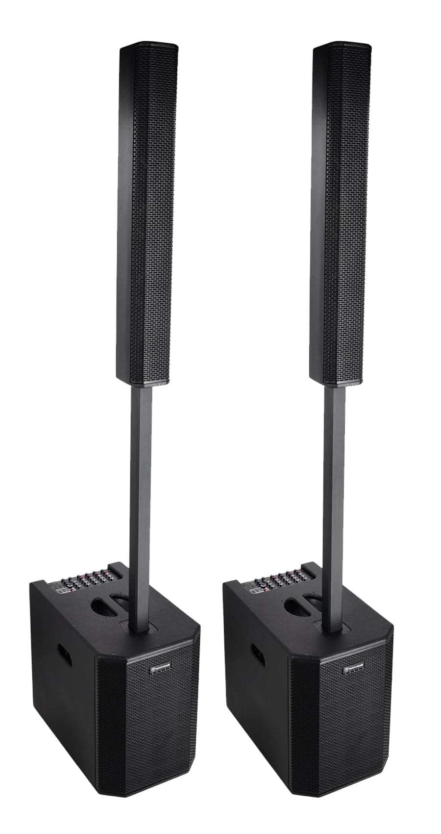Rockville TITAN MIX12C Paquete x2 Columnas PA 12" con mezclador 8 canales (2) TITAN MIX12C
