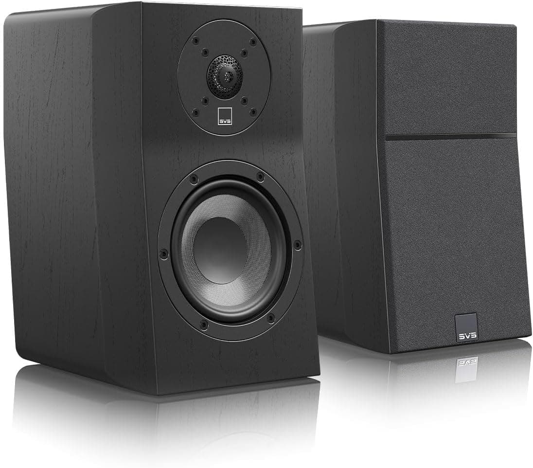 SVS Ultra Evolution Nano Parlantes bookshelf pareja (Black Oak) ULTRAEVONANOBLKOAK