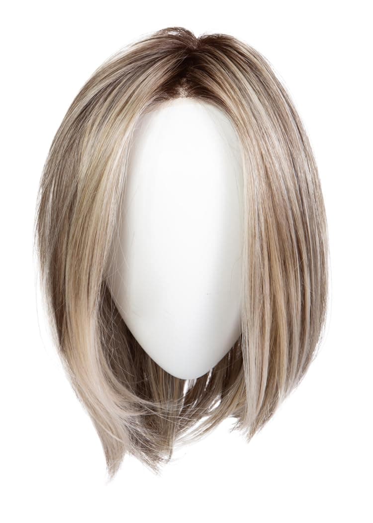 Hair u wear Raquel Welch Cruise Control Peluca bob estilo pageboy de largo medio anudada a mano, talla estándar - RL51/61 Iced Granita