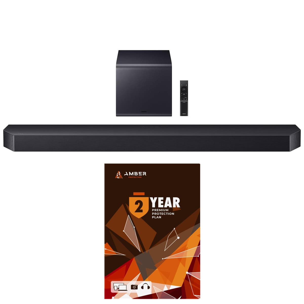 Samsung HW-Q900F Q Series Soundbar 7.1.2 Ch Subwoofer con Plan Amber Protection 1 Año (2025) BNDL_HWQ900F-WRTY2-AMBER-SC