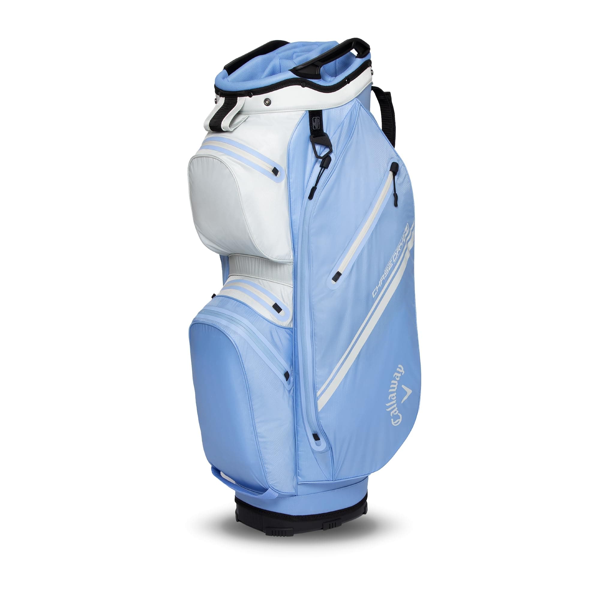Callaway Chase Dry Cart Bag 2025, impermeable, Silver/Hydrangea