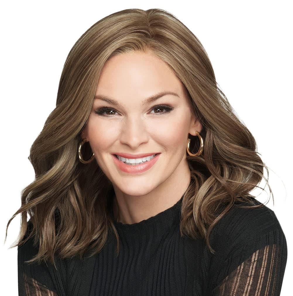 Hair u wear Raquel Welch Wavy Day media melena con ondas RL6/8 Dark Chocolate, talla estándar