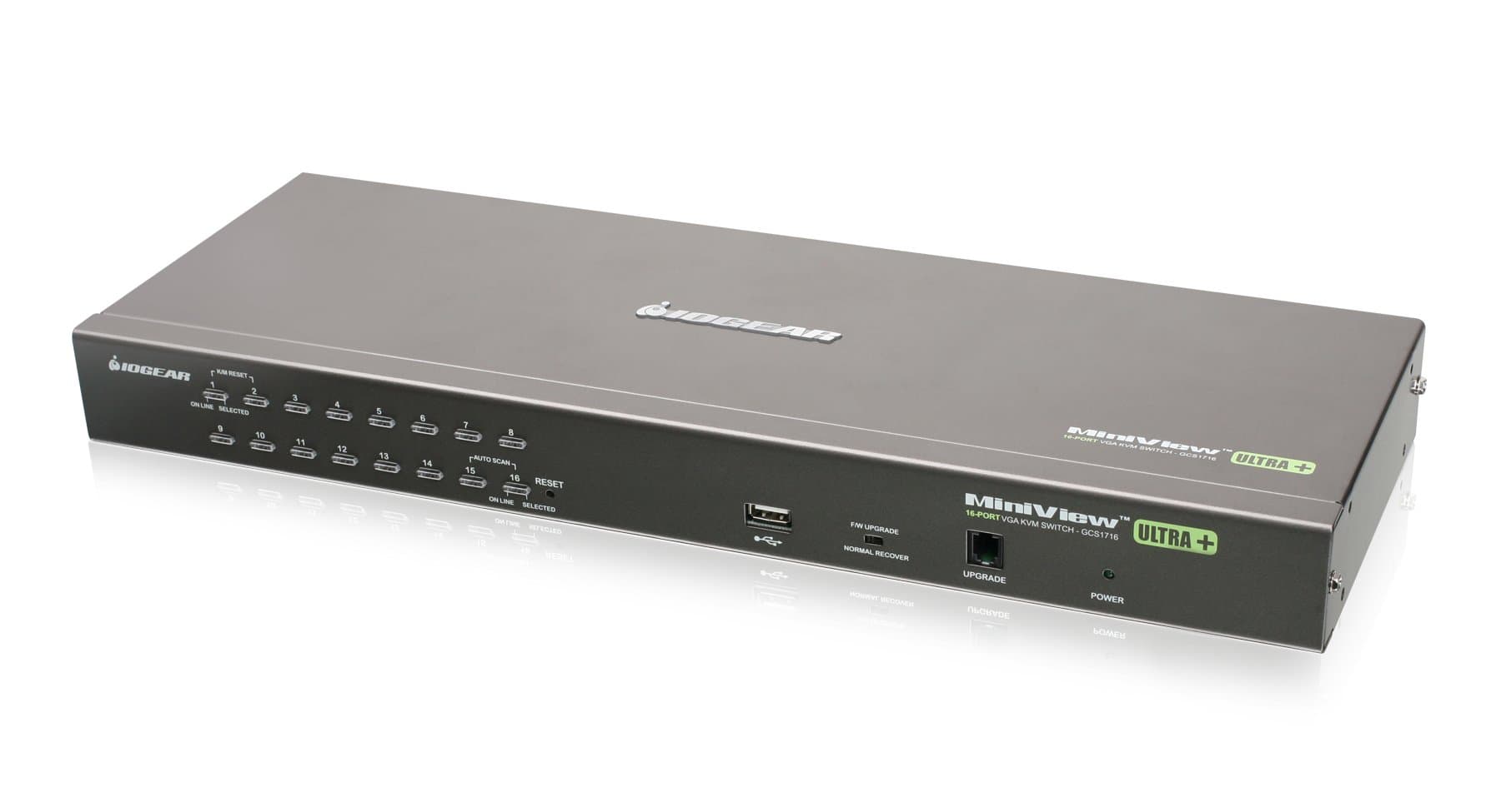 IOGEAR GCS1716 KVM Switch Combo 16 Puertos USB/PS2
