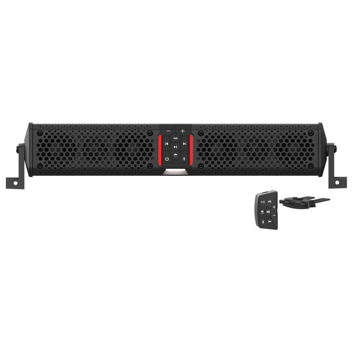 Wet Sounds Stealth XT 6-B - Soundbar amplificada IP67 300W Bluetooth para exteriores