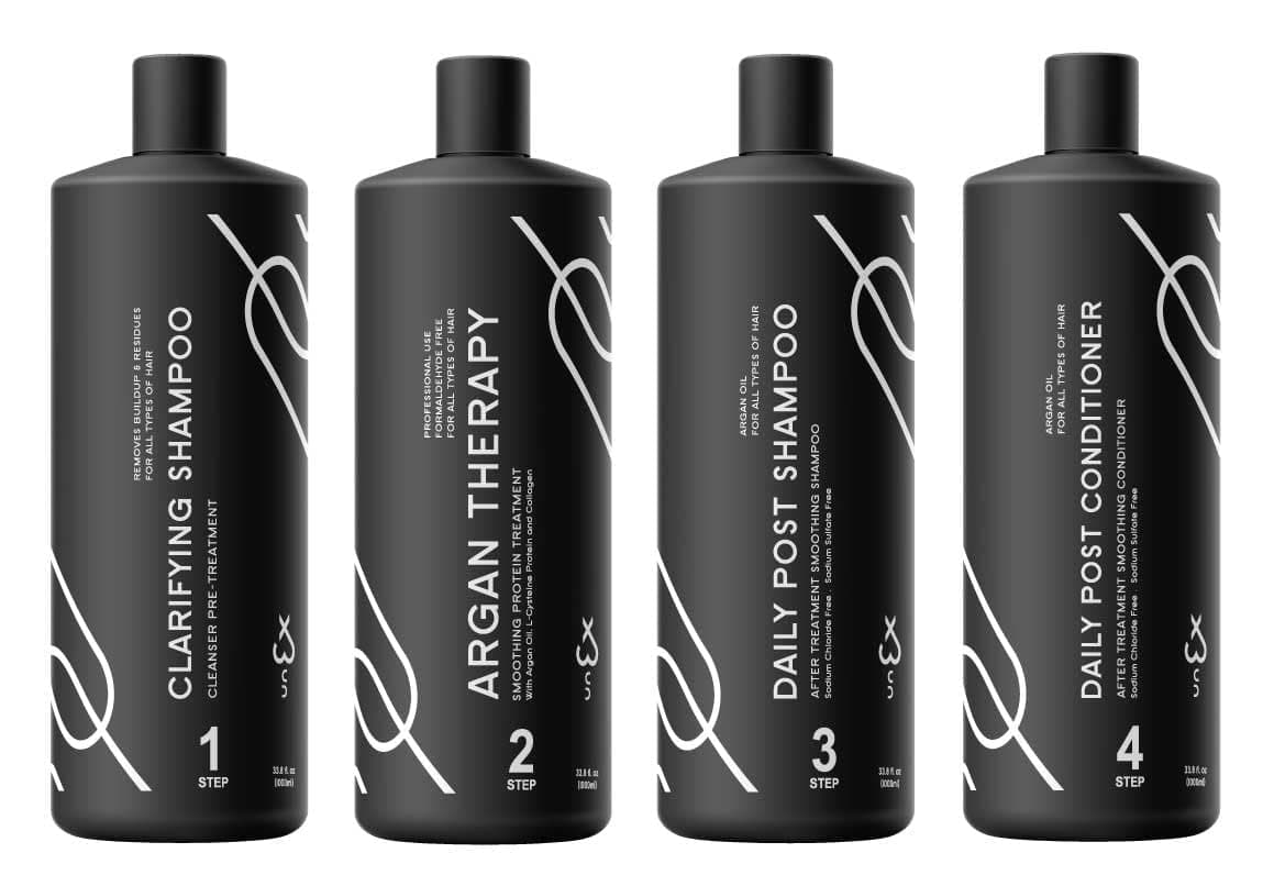 Kit completo UNEX Argan Protein Therapy 946 ml (32 oz) - libre de formaldehído UX-AR-KT946