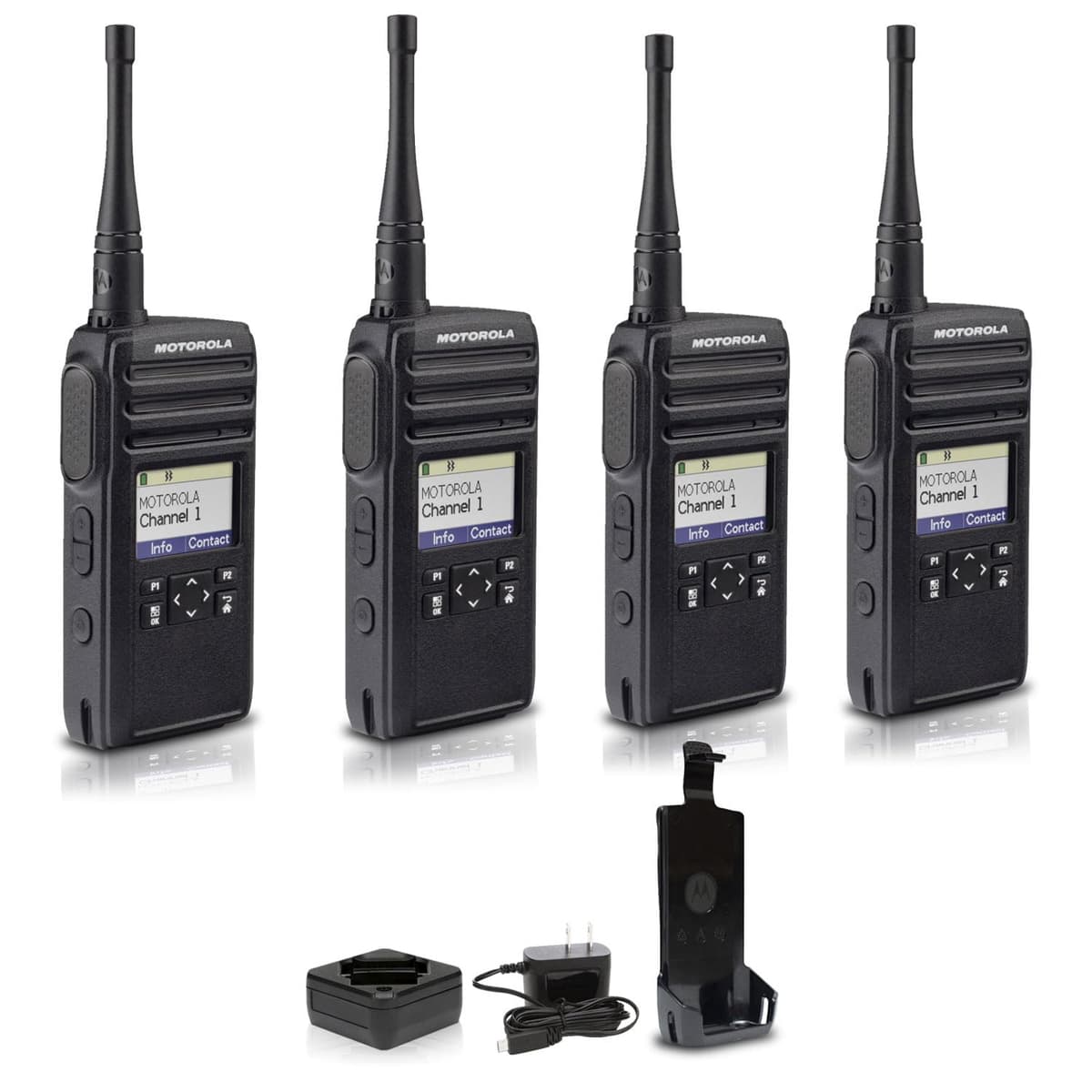 Motorola DTR700 Radio Digital 2-Way 900 MHz - Paquete de 4 DTR700_EDI_3