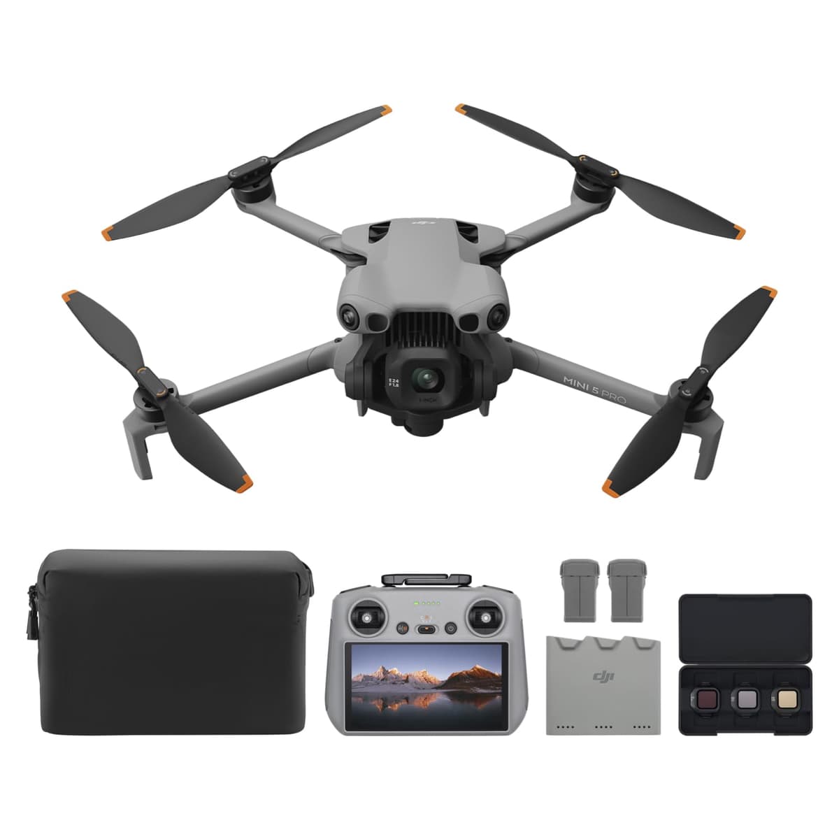 DJI Mini 5 Pro Fly More Combo con DJI RC 2 - Drone 1" CMOS, 4K, Omnidireccional Sensing, 3 Baterías WAPJ06
