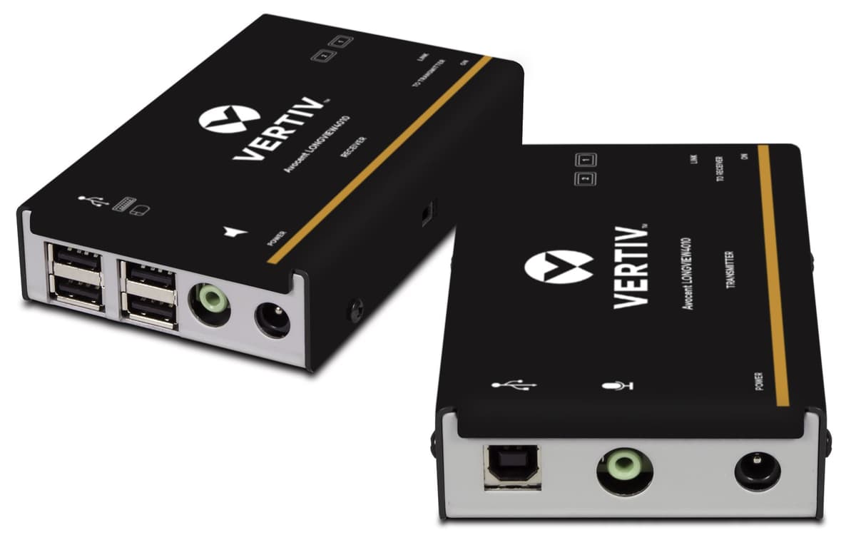 Vertiv Avocent LV 4010P KVM Extender Kit - DVI-D, Transmisión hasta 50 m / 164 ft
