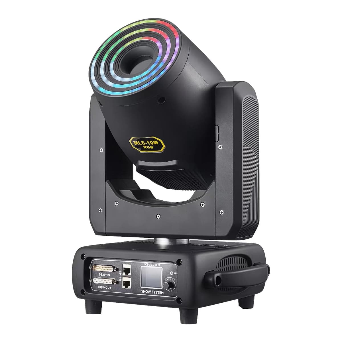 JUNMAN Foco Moving Head 10W RGB - Animación para eventos y DJ