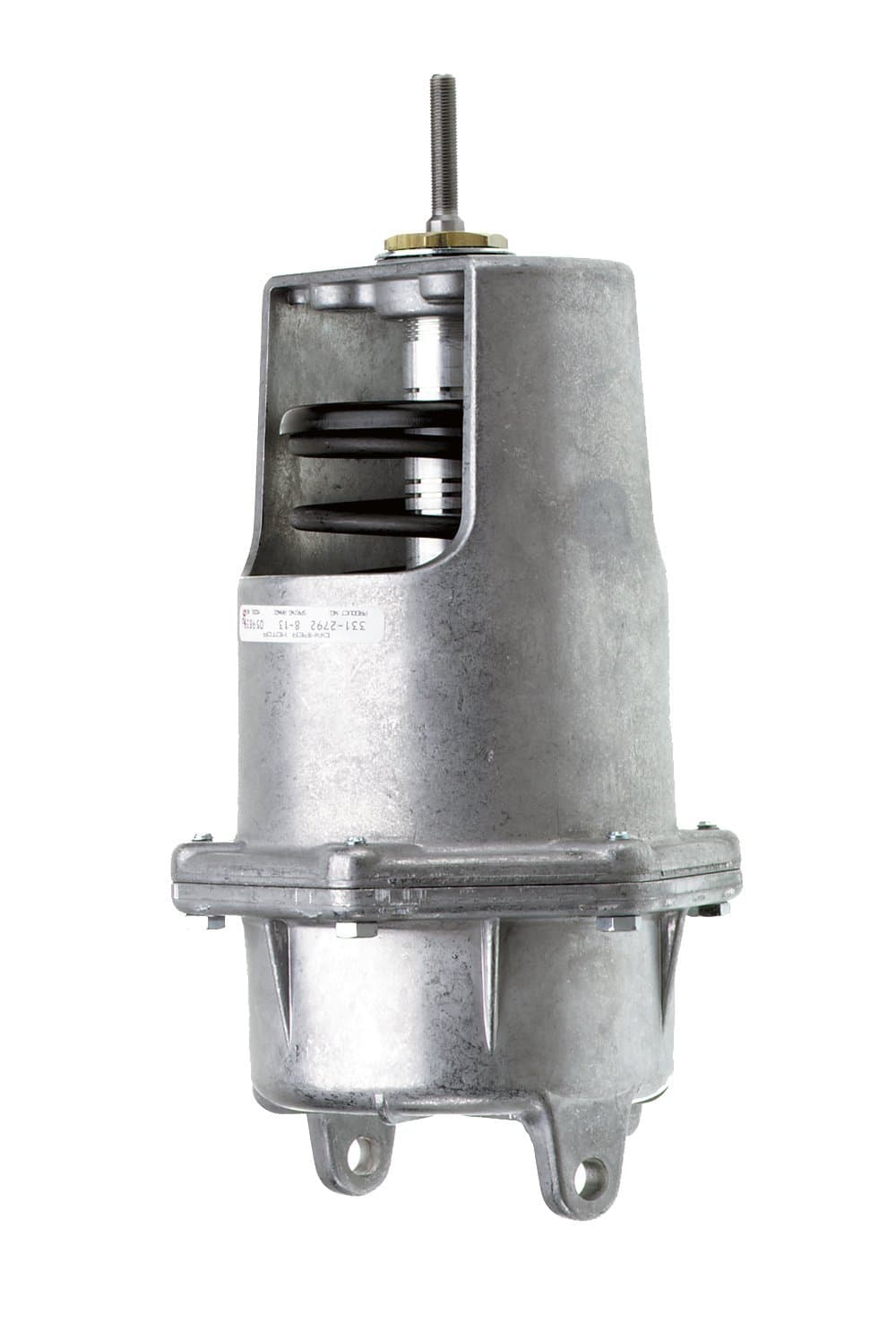Siemens 331-3060 Actuador de compuerta neumático No.6, carrera 4", 3-13 psi, montaje pivote, rango extendido