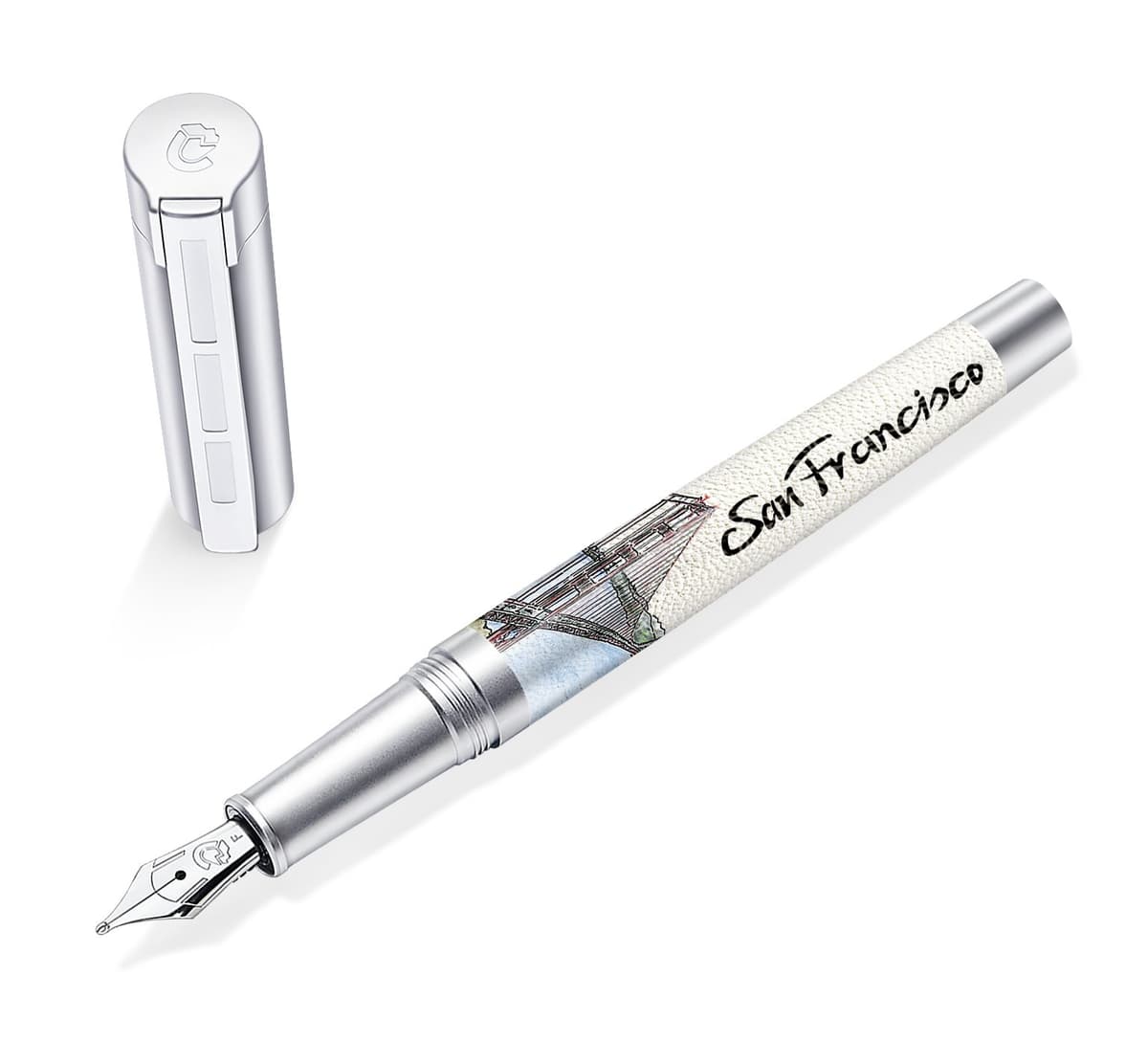 STAEDTLER Premium Corium Urbes San Francisco Pluma Fuente Punta Firme/Bold Tip 9PU127B
