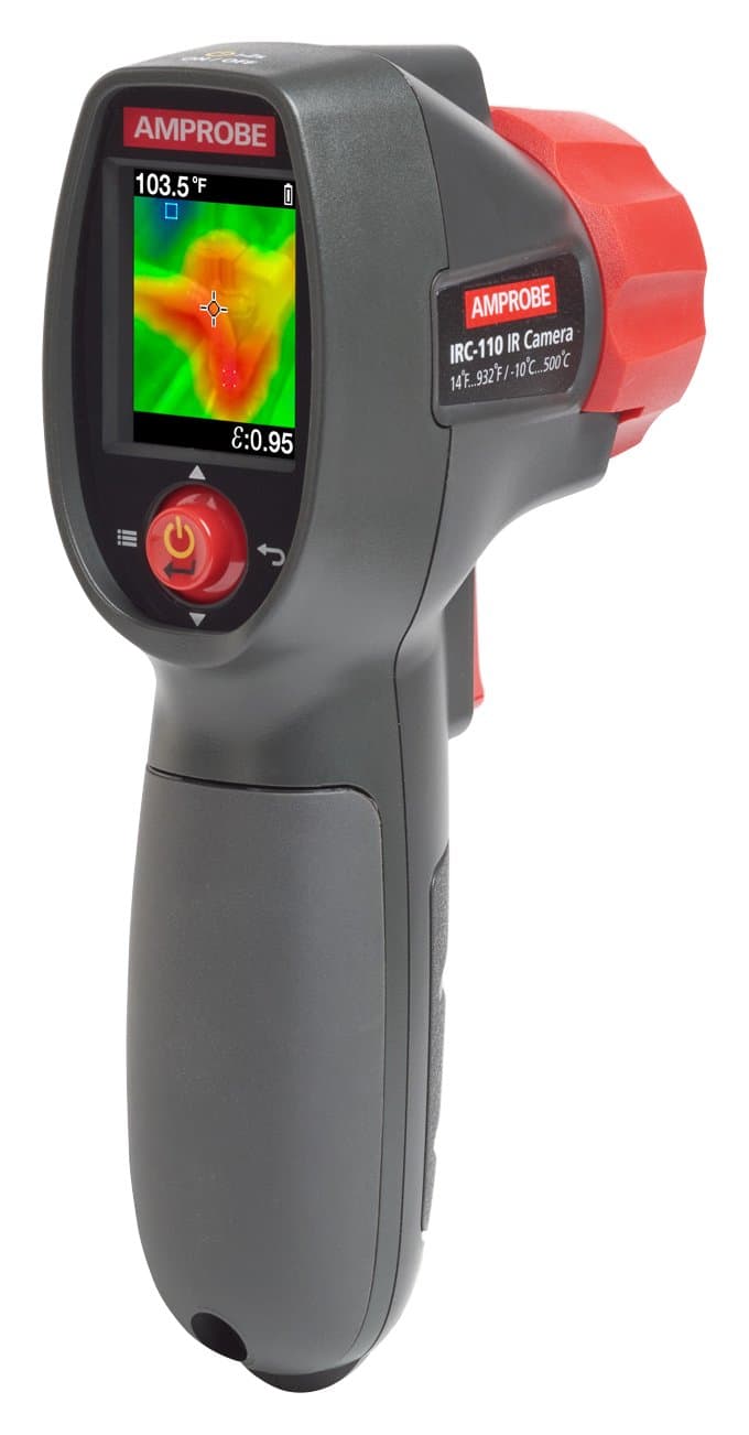 Amprobe IRC-110 Cámara térmica portátil 20,480 píxeles, -10 °C a 500 °C, 5 modos de mezcla 4909782