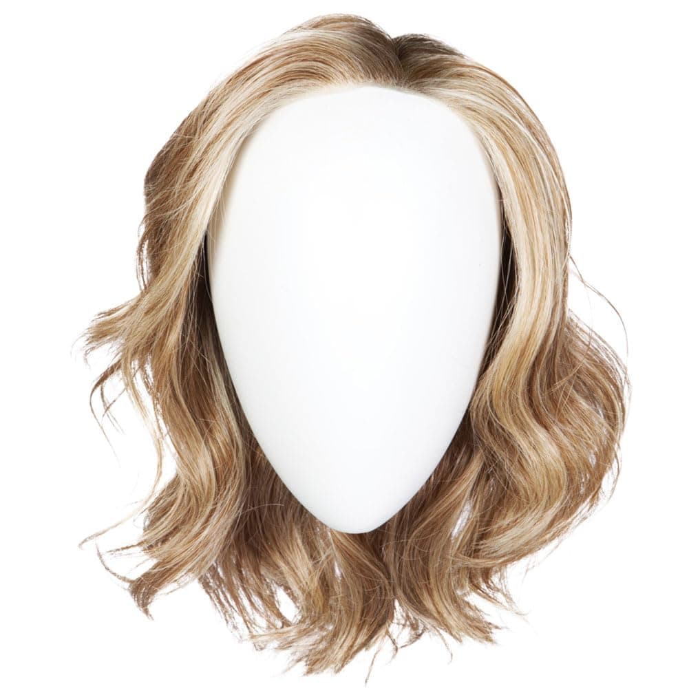Hair u wear Raquel Welch Director's Pick Should Length Layered Wig con base hecha a mano, Petite Average, RL1621SS Shaded Sand