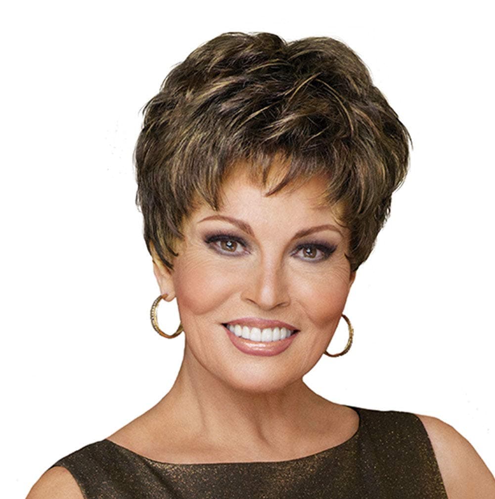 Hair u wear Raquel Welch Winner Elite Short Pixie R11S+ Glazed Mocha - Sheer Lace Front na