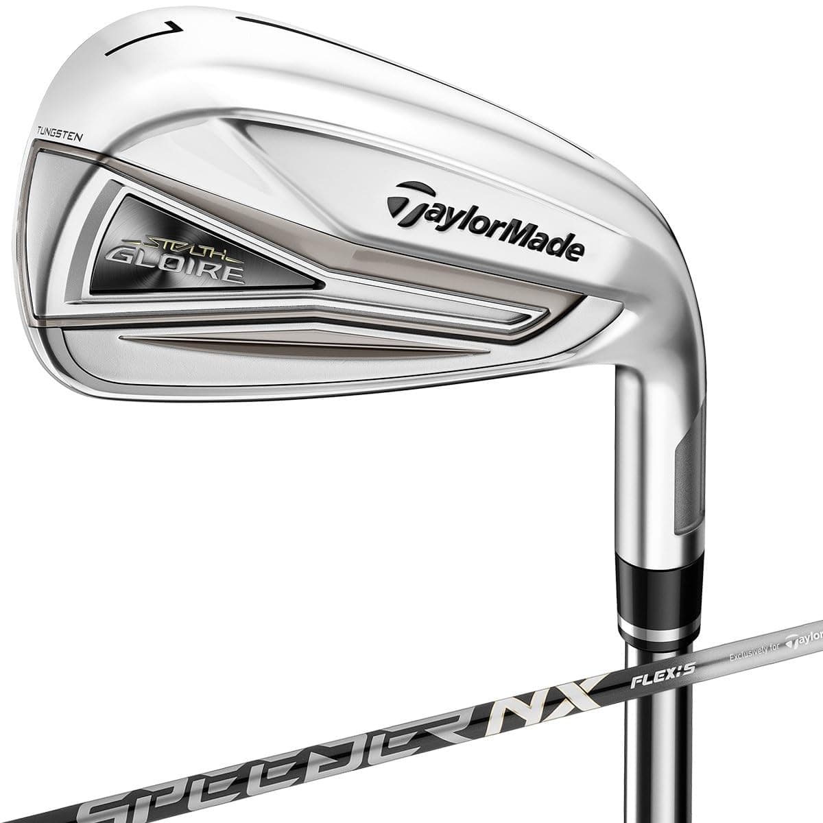 TaylorMade Stealth Glore Juego de hierros Speeder NX for TM Hombres RH Flex R Silver A9327807