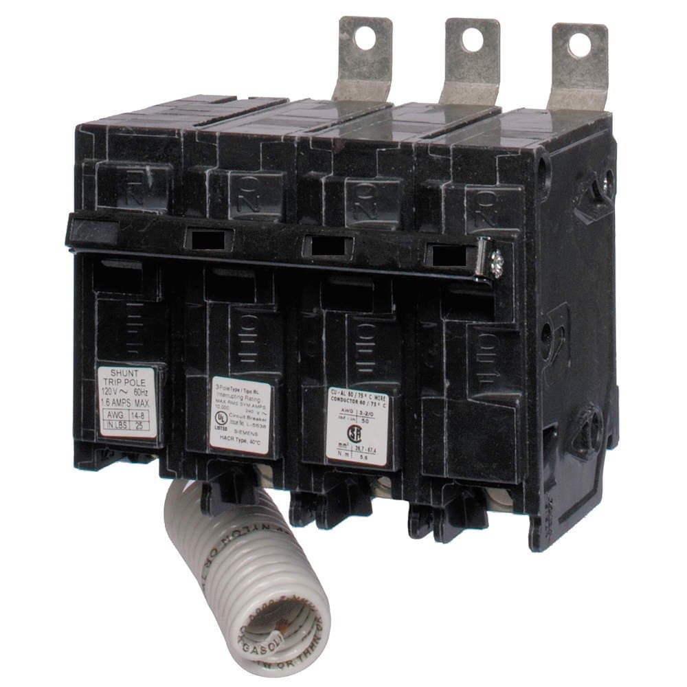 B360H00S01 SIEMENS/ITE 60 AMP, 3 POLE, 240VAC, 22K IR, SHUNT TRIP