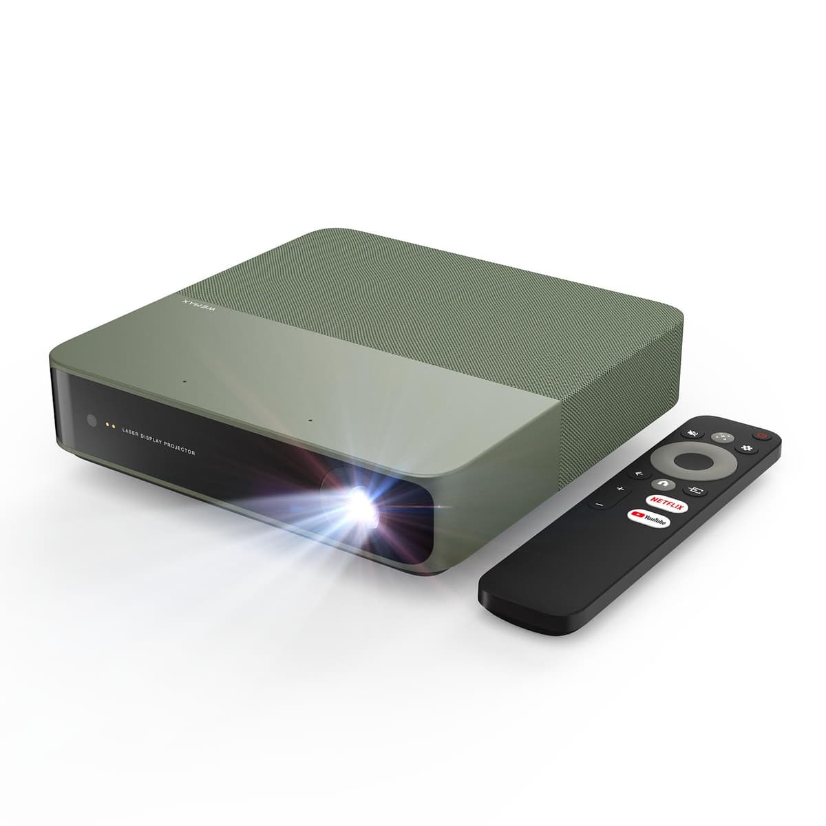 WEMAX Laser Projector S5, 1080P nativo, 500 ISO lúmenes, HDR10, Netflix integrado, WiFi/Bluetooth, 2x5W Dolby Audio FMM4101