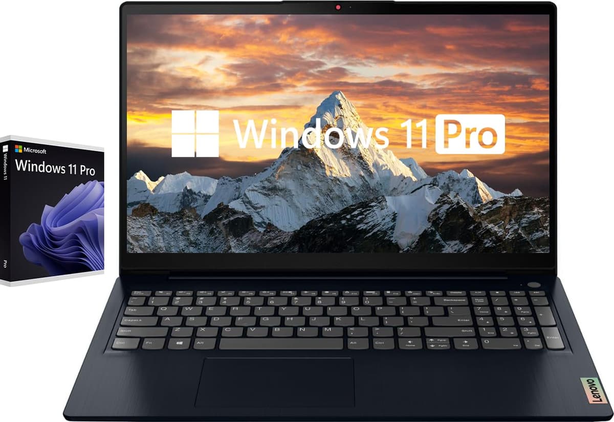 Lenovo IdeaPad 3i 15.6" táctil, 16 GB RAM, 1 TB SSD, Windows 11 Pro, Intel Core i5-1155G7 de 4 núcleos, pantalla FHD 1920x1080, Dolby Audio, lector de tarjetas, USB-C, HDMI, Azul Abismo