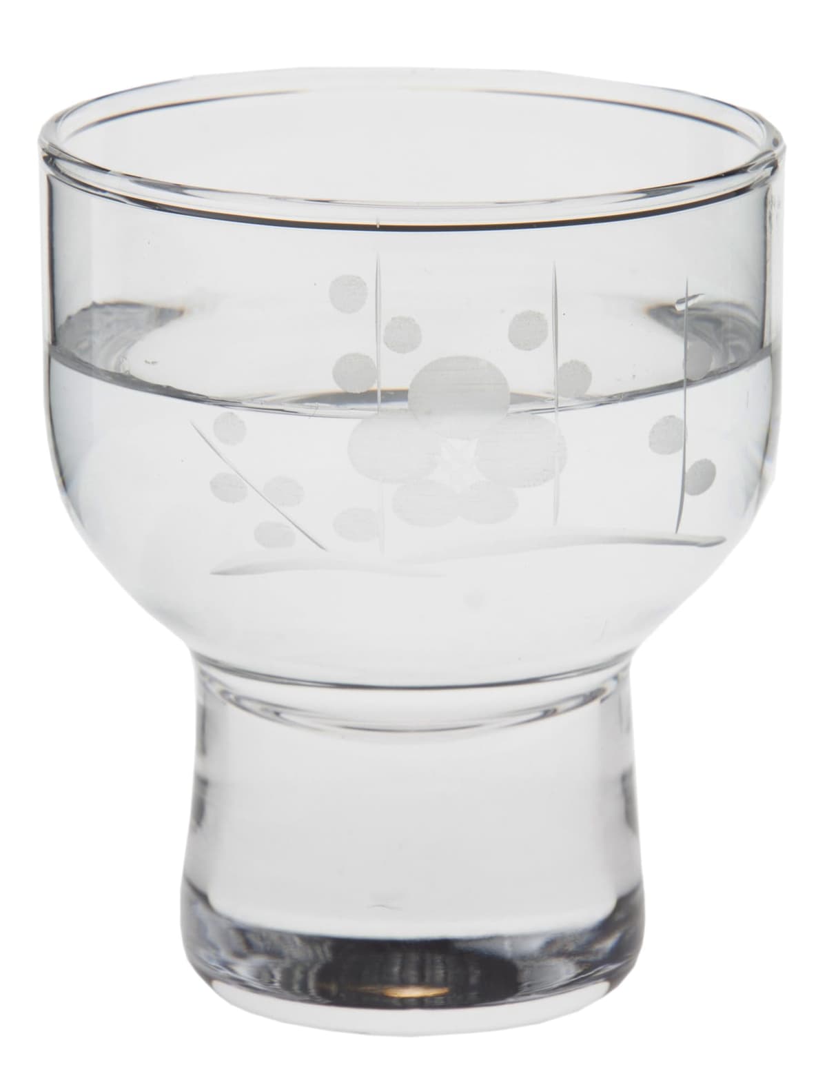 東洋佐々木ガラス Toyo Sasaki Kiriko Copa para sake 00301-76, diseño ciruela, 70 ml, pack por caja