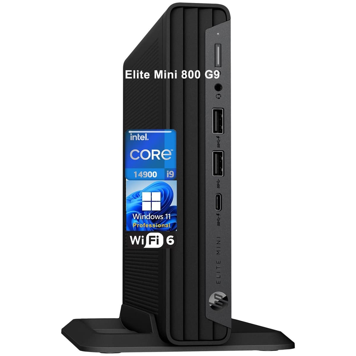 HP Elite Mini 800 G9 MFF - Desktop Empresarial con Intel Core i9-14900, 16GB DDR5, 1TB SSD, Windows 11 Pro