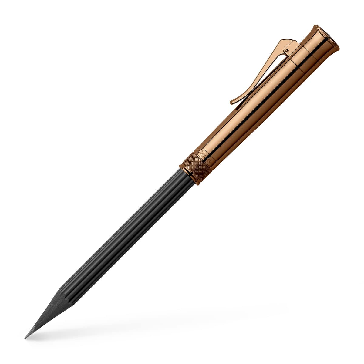 Faber-Castell Graf von PVD Brown Edition Perfect Pencil Lápiz portátil con afilador y borrador reemplazable 118536