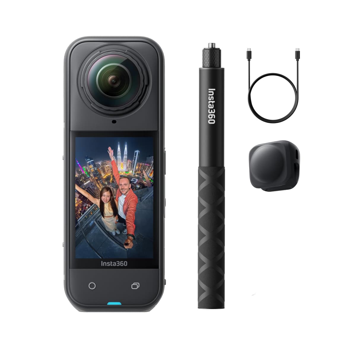 Insta360 X5 Get-Set Bundle - Cámara 360° 8K con selfie stick incluido CINSAAHA-G