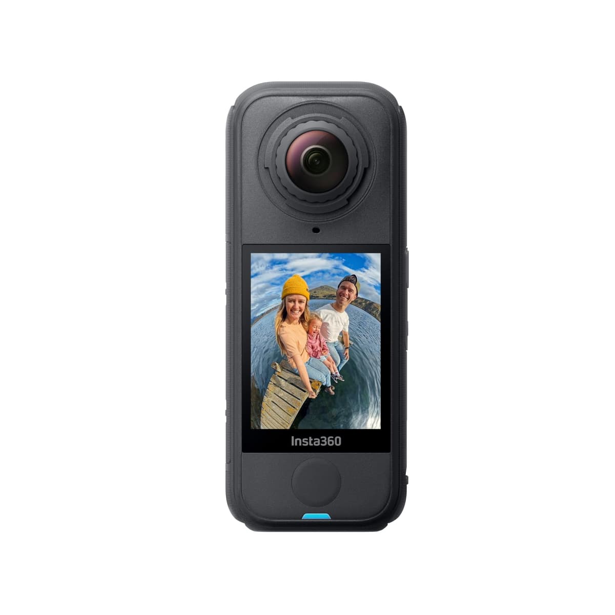 Insta360 X4 Air - Cámara 360 ligera de 165 g 8K, efecto palo selfie invisible, lentes reemplazables, dispara primero y encuadra después, protector de viento integrado, estabilización FlowState, app con IA CINSAAFA-S