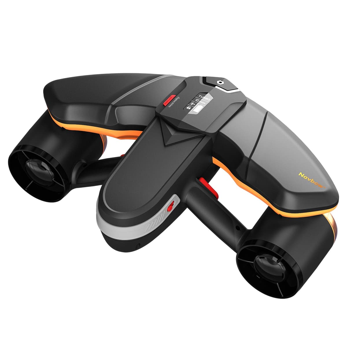 Sublue Navbow+ scooter subacuático inteligente - Doble motor, 3 velocidades, montaje cámara acción Orange