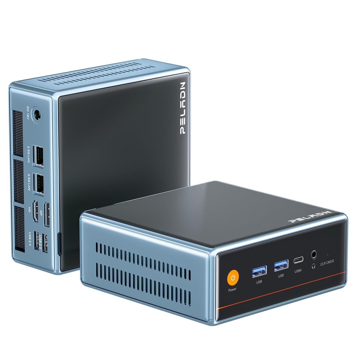 PELADN WO4 Mini PC con Core Ultra 7 155H, 32GB DDR5 y 1TB PCIe 4.0