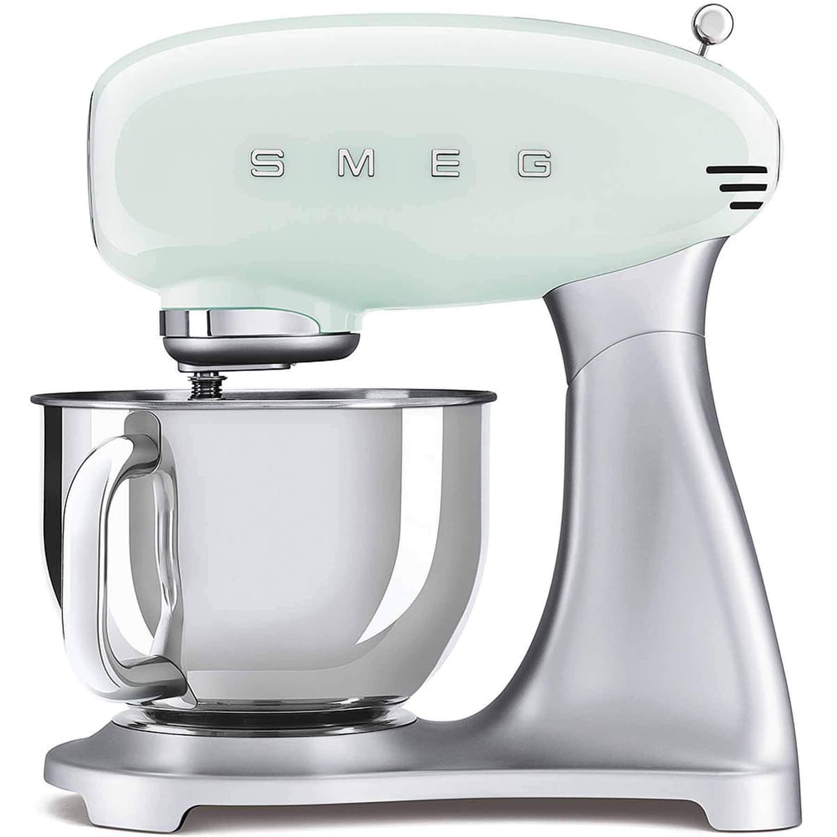 Smeg Batidora de pedestal retro de los años 50 color verde pastel SMF02PGUS