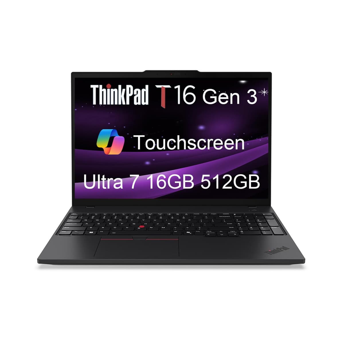 ist computers Lenovo ThinkPad T16 Gen 3 16" FHD+ Touch, Intel Core Ultra 7 155U, 16GB DDR5, 512GB SSD, Win11 Pro ThinkPad E16