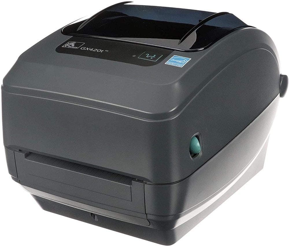 Impresora de escritorio térmica por transferencia ZEBRA GX420t Ancho de impresión de 4 in Conectividad USB, serie y paralela GX42-102510-000