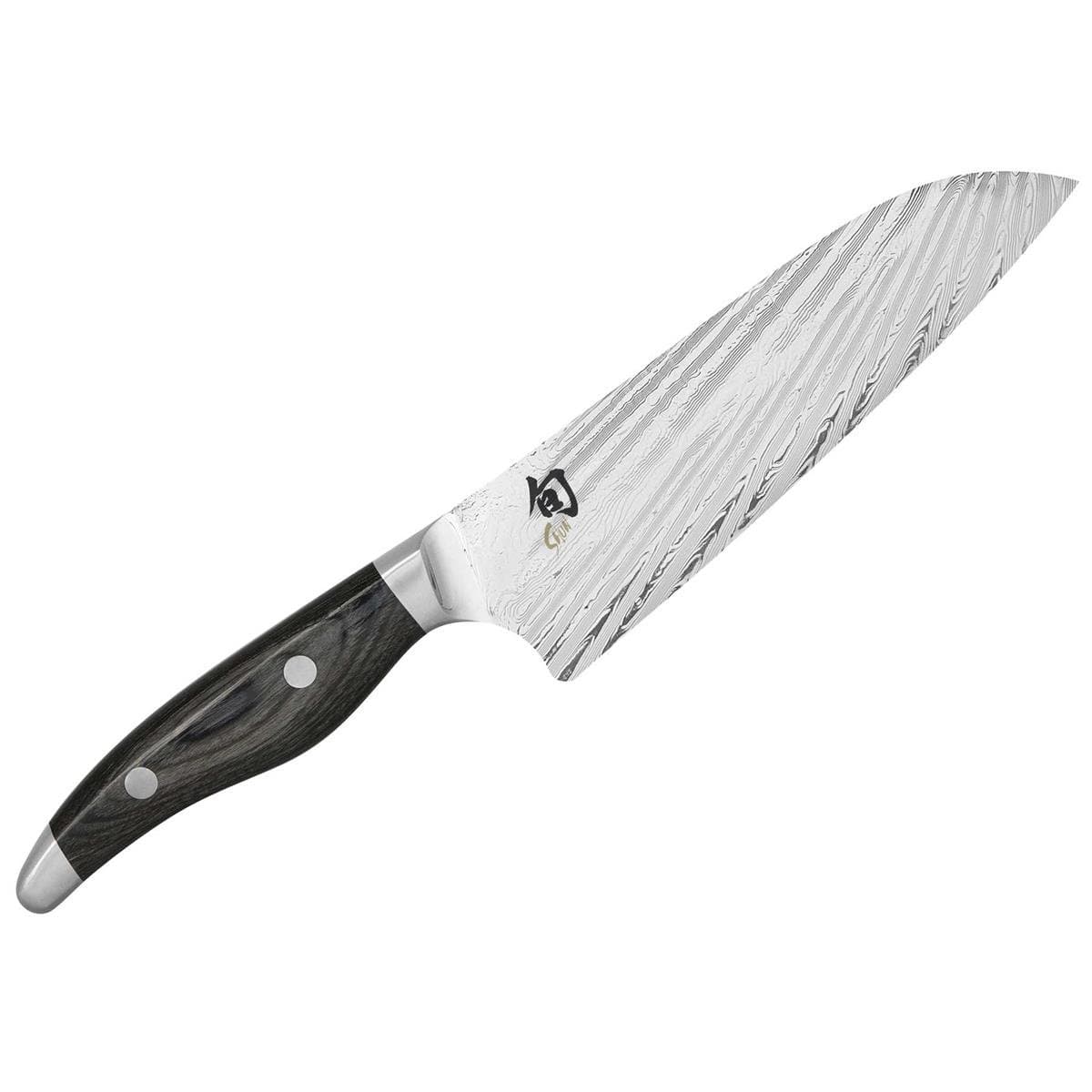 kai Shun Nagare Santoku 18 cm, cuchillo de cocina Damasco NDC-0702 Shun Nagare Serie