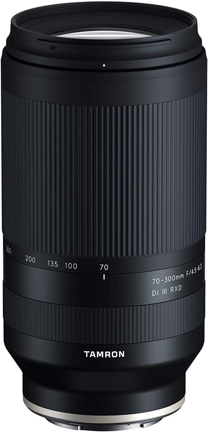 Tamron 70-300 mm F/4.5-6.3 Di III RXD para cámaras sin espejo Sony Full Frame/APS-C montura E, negro (reacondicionado) AFA047S700
