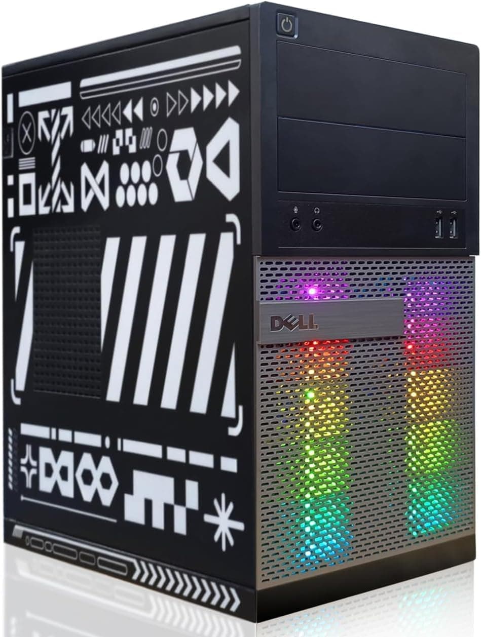 Computadora de Escritorio Dell Gaming OptiPlex RGB, Intel Core i7, Radeon RX 550, 16GB RAM, 512GB SSD, Teclado y Mouse RGB, WiFi 600M, BT 5.0, Windows 11 Pro (Reacondicionado) 3010