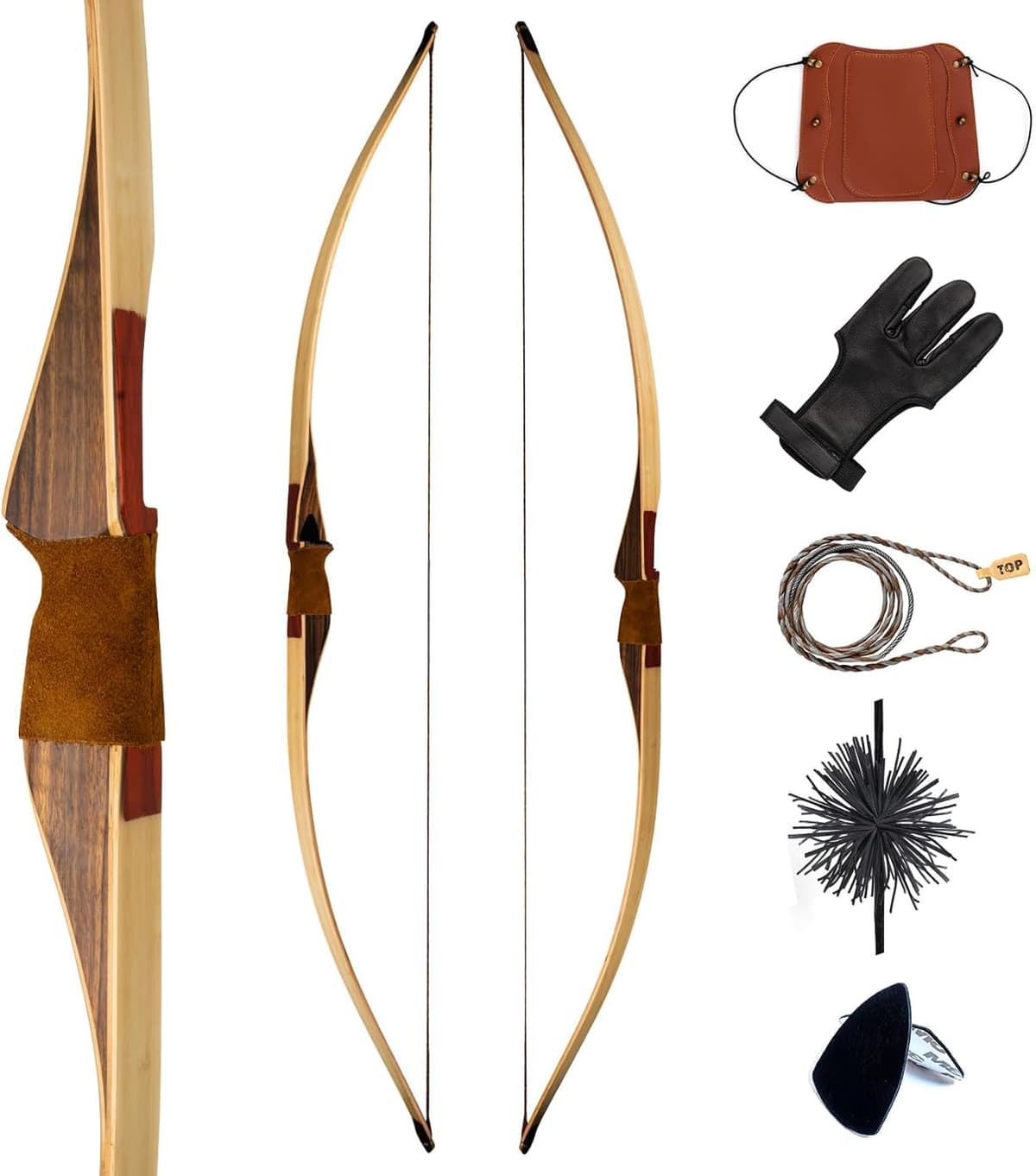 Deerseeker Outlander arco largo tradicional 64" con núcleo laminado de bambú (derecha/izquierda)