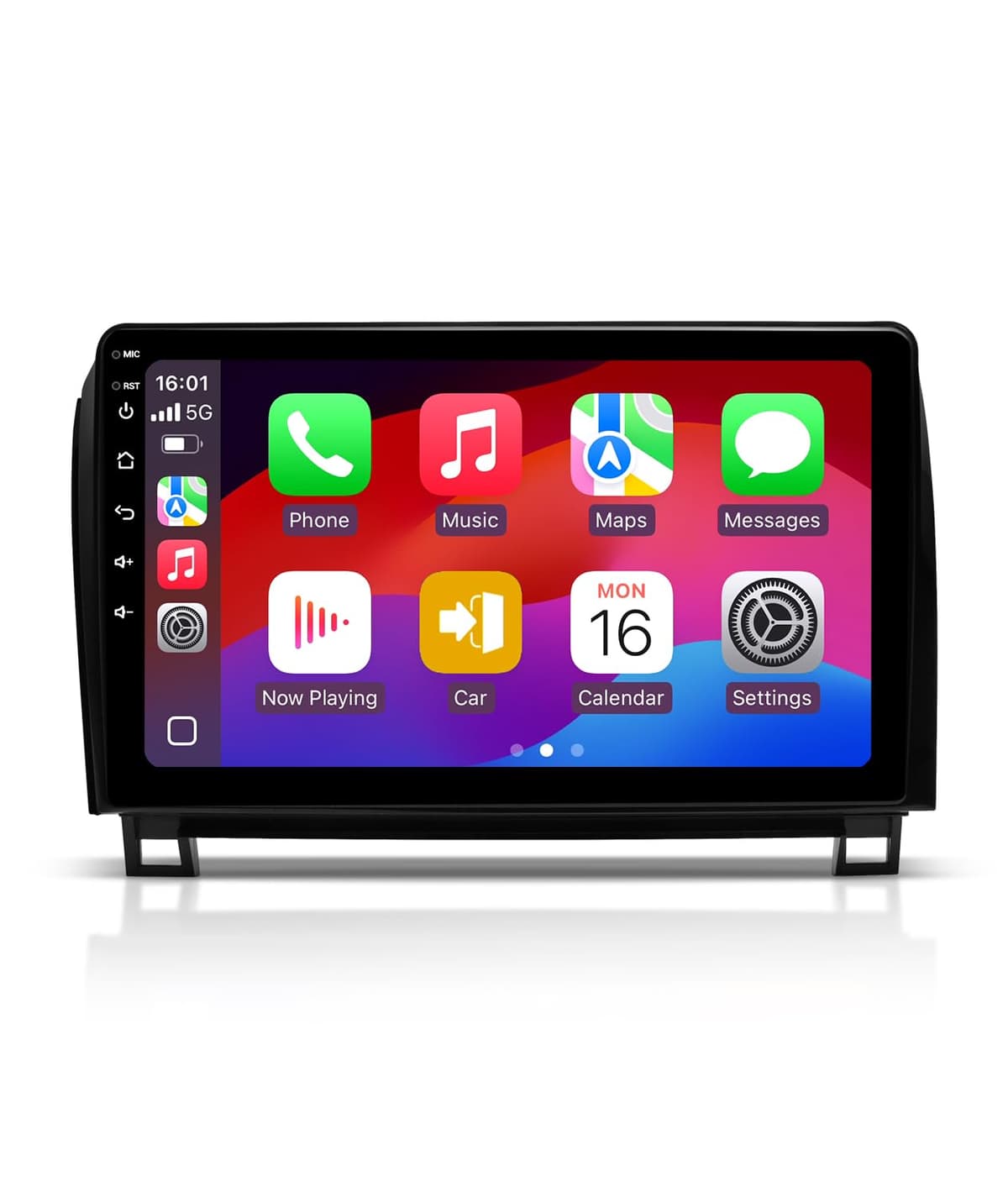 ViaBecs Android 13 estéreo para Toyota Tundra 2007-2013, Toyota Sequoia 2008-2018, pantalla táctil QLED HD de 10.2", 6G+128G con Apple CarPlay inalámbrico, Android Auto, WiFi, DSP, SWC, radio AM FM A:WITHOUT JBL (XC004)