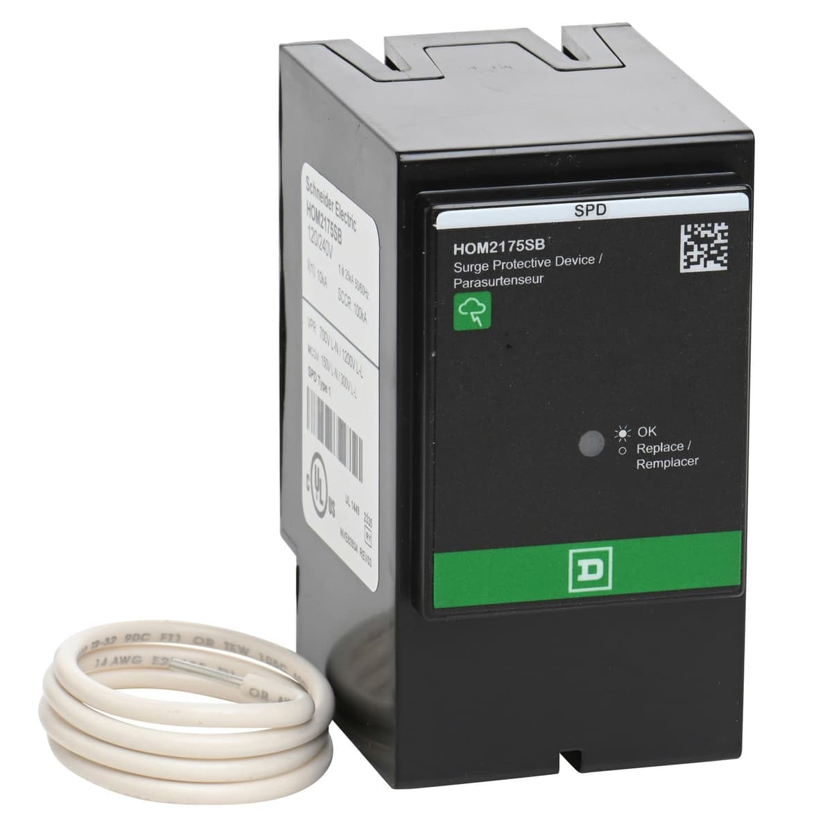 Schneider Electric Square D HOM2175SB Homeline SurgeBreaker Protector de Sobretensión 25kA