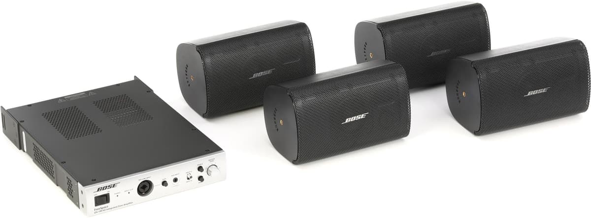 Bose Professional AudioPack Pro S4 Paquete de Parlantes de Montaje en Superficie de 120 voltios - Negro 888478-1110