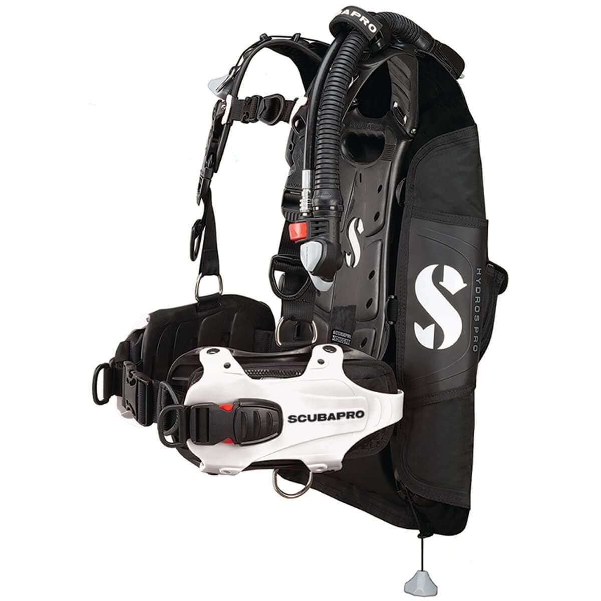 SCUBAPRO Hydros Pro Men's BCD con BPI, Blanco, Mediano SPRO-21.730.300-WHITE