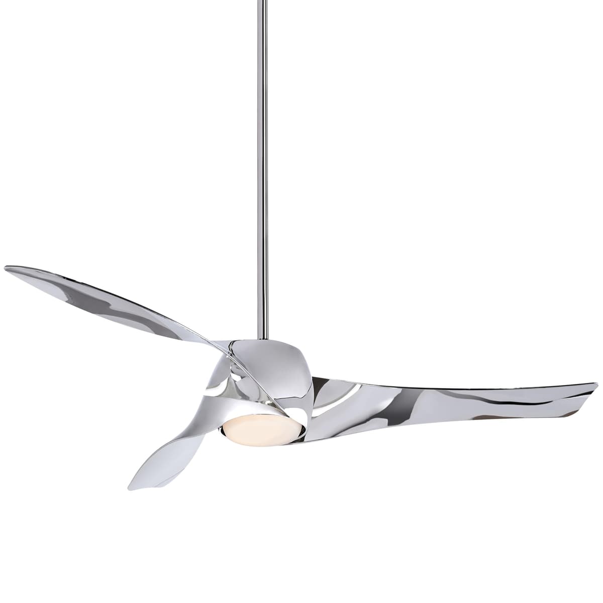 MINKA-AIRE F803DL-LN Artemis ventilador de techo LED 58" en acabado Liquid Nickel