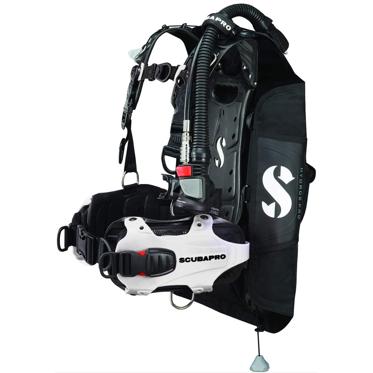 SCUBAPRO Hydros Pro BCD Mujer Inflado Posterior con Air2, Talla M Blanco 21.736.340