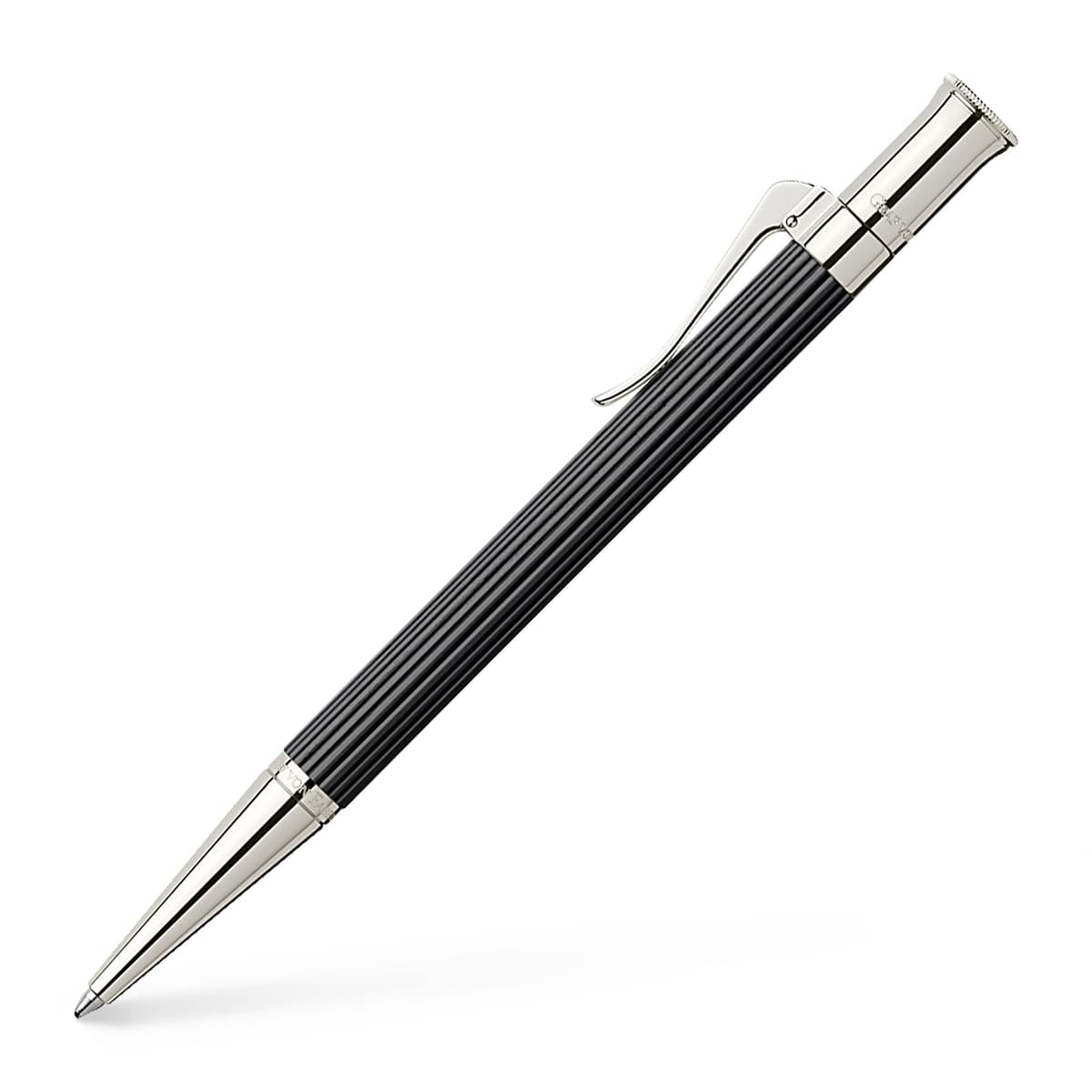 Graf von Faber-Castell Classic Platinum Plated Ballpoint Pen - Ébano 145531
