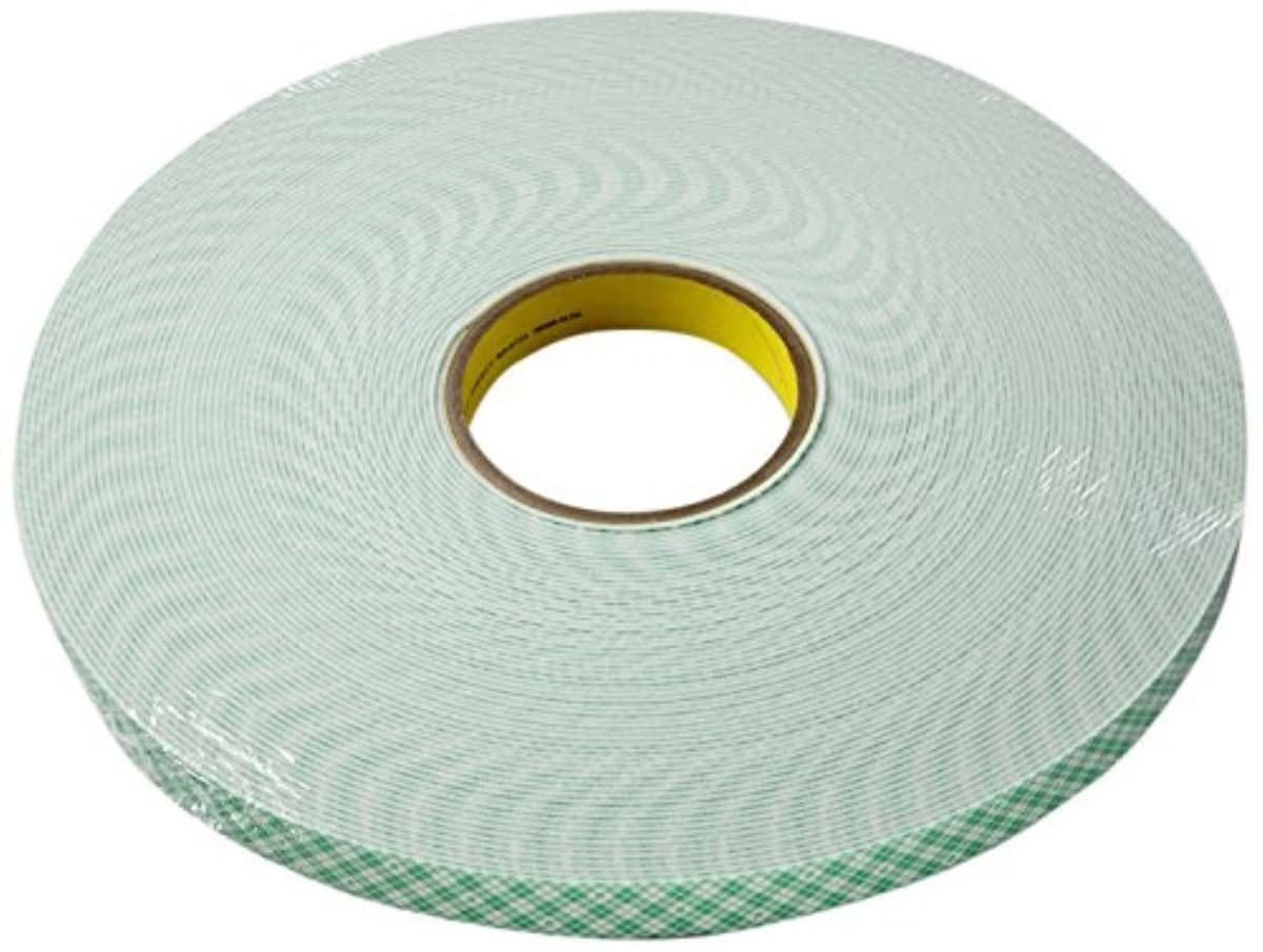 3M cinta de espuma urethana doble cara 4026, 1/16" x 3/4" x 36 yd (pack de 12) 50021200170565
