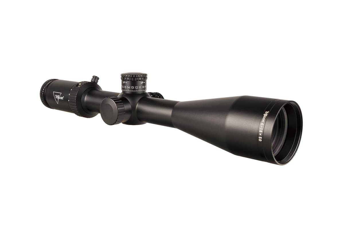 Trijicon Credo HX 4-16x50 SFP con retícula MOA central iluminada, tubo 30 mm, negro satinado 2900001