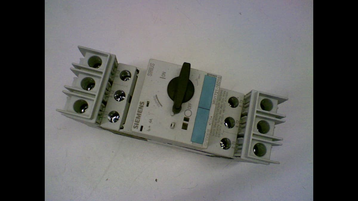 Siemens 3RV17 21-1ED10 Interruptor automático 4A, tamaño S0
